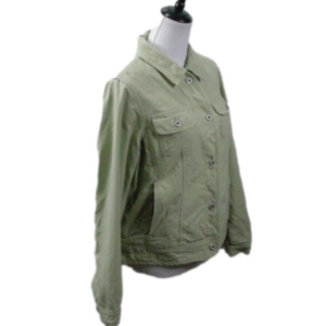 Dri Duck for Her Light Lime Green Canvas Jacket Size Medium